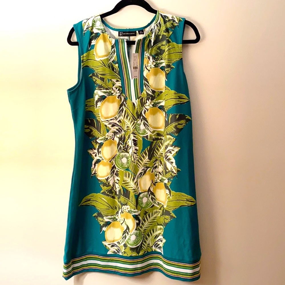 NY&Co Shift Dress, SZ XL, Emerald